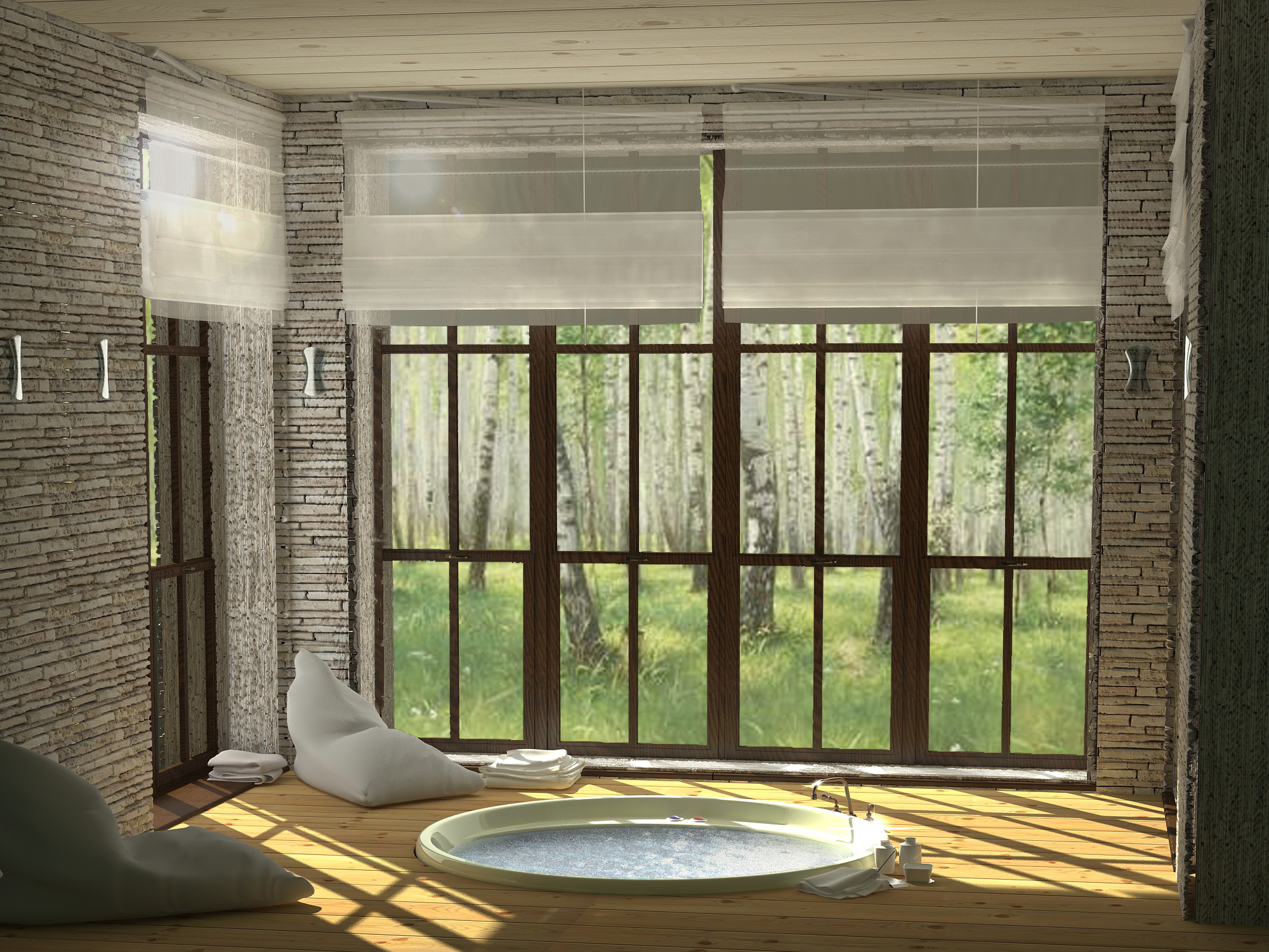 Джакузи зона