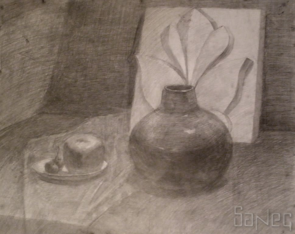 Натюрморт с розетой