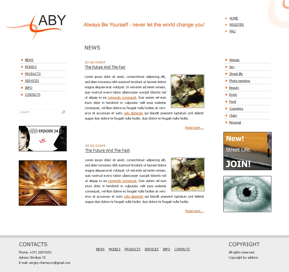 Aby - always be yourself