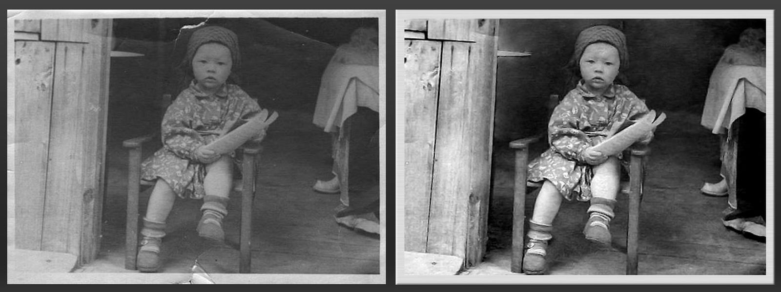 Востановление старой фотографии