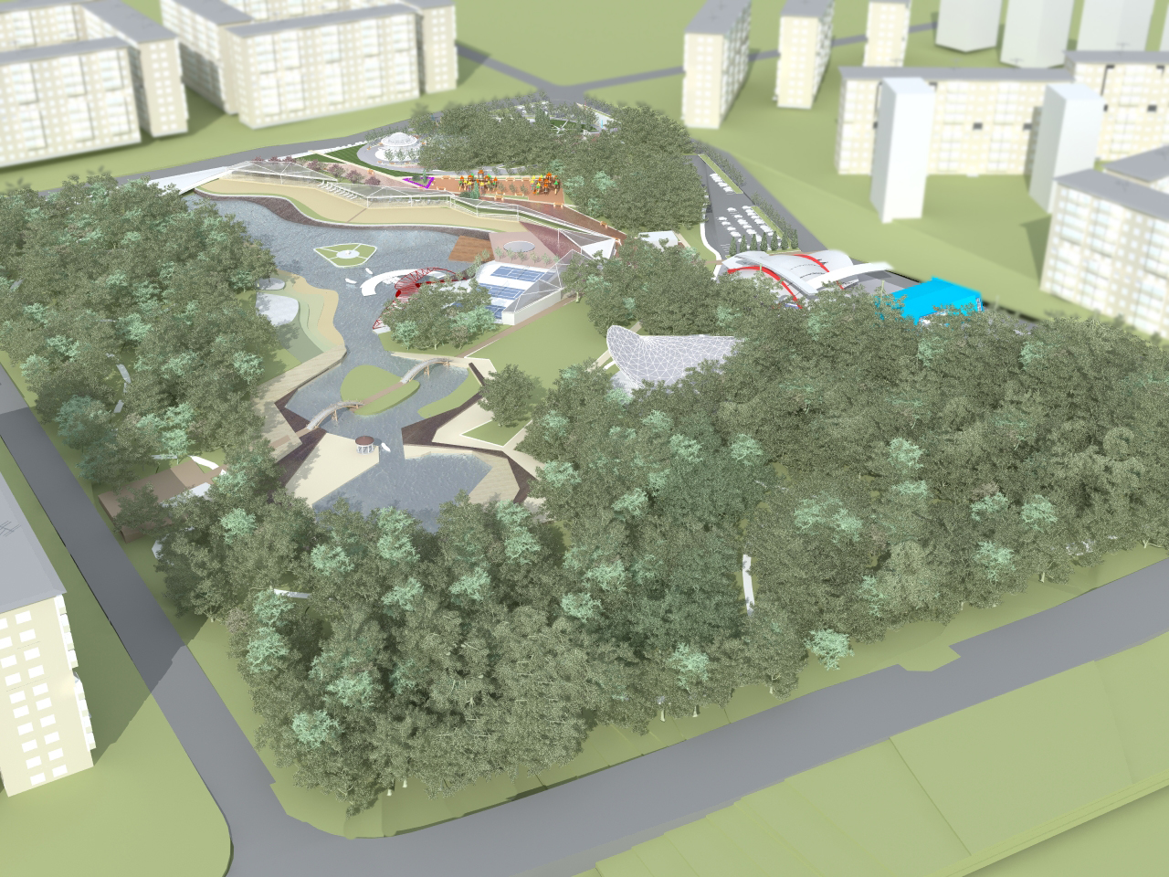 Зона отдыха "Лесная" в пос. Заречный