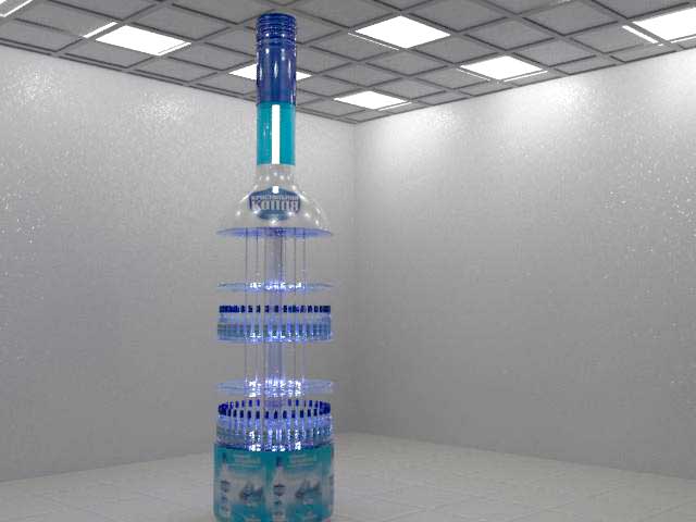 стойка в супермаркет