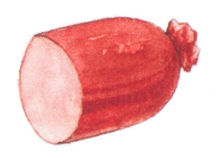акварель "колбаса"