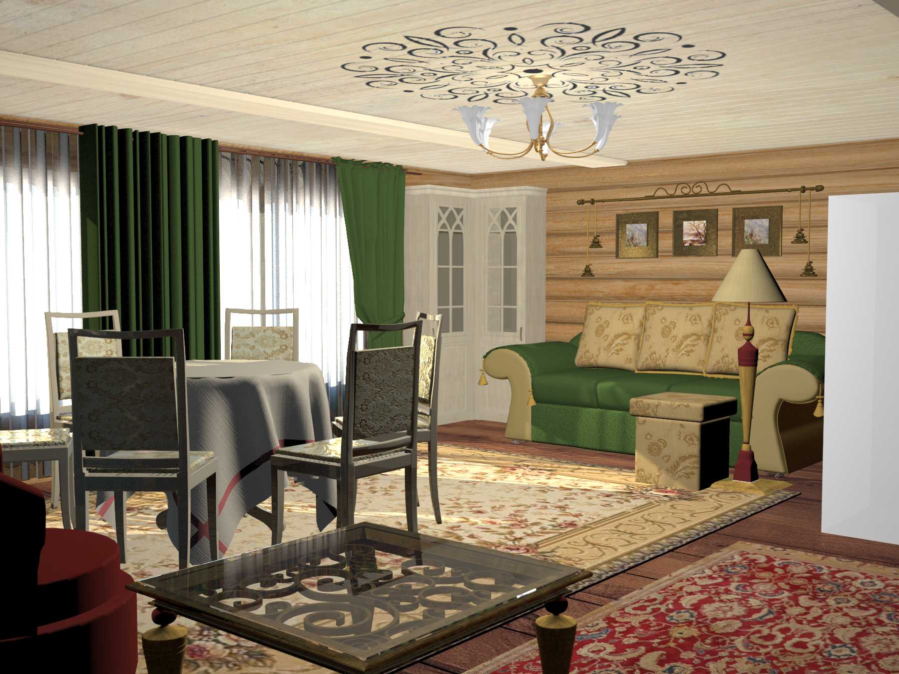 востановление и обустройство деревянного дома