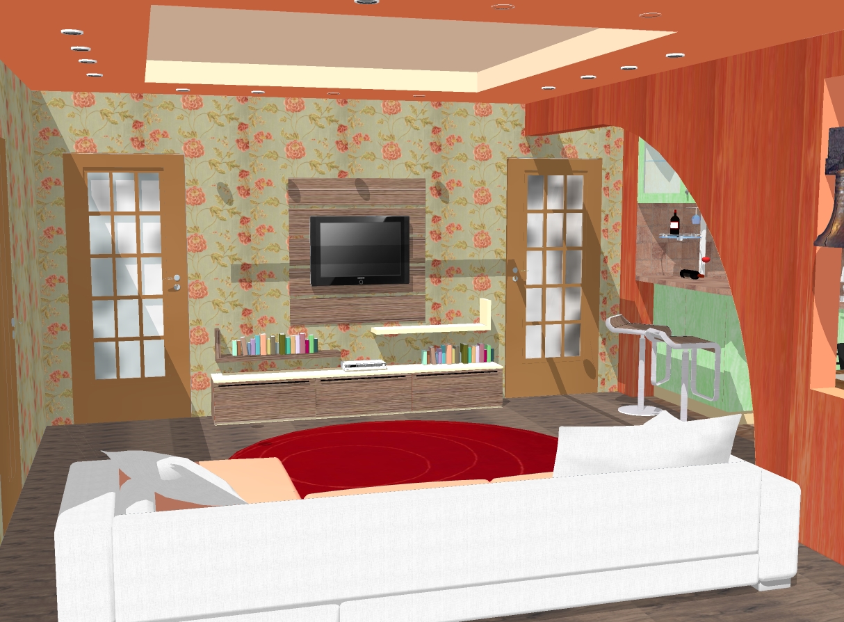 Яркие краски. Гостиная. Овражная 12