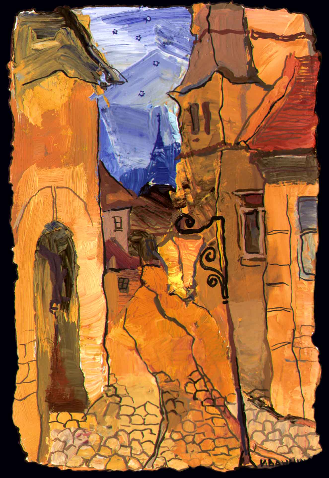 вечерняяя улочка