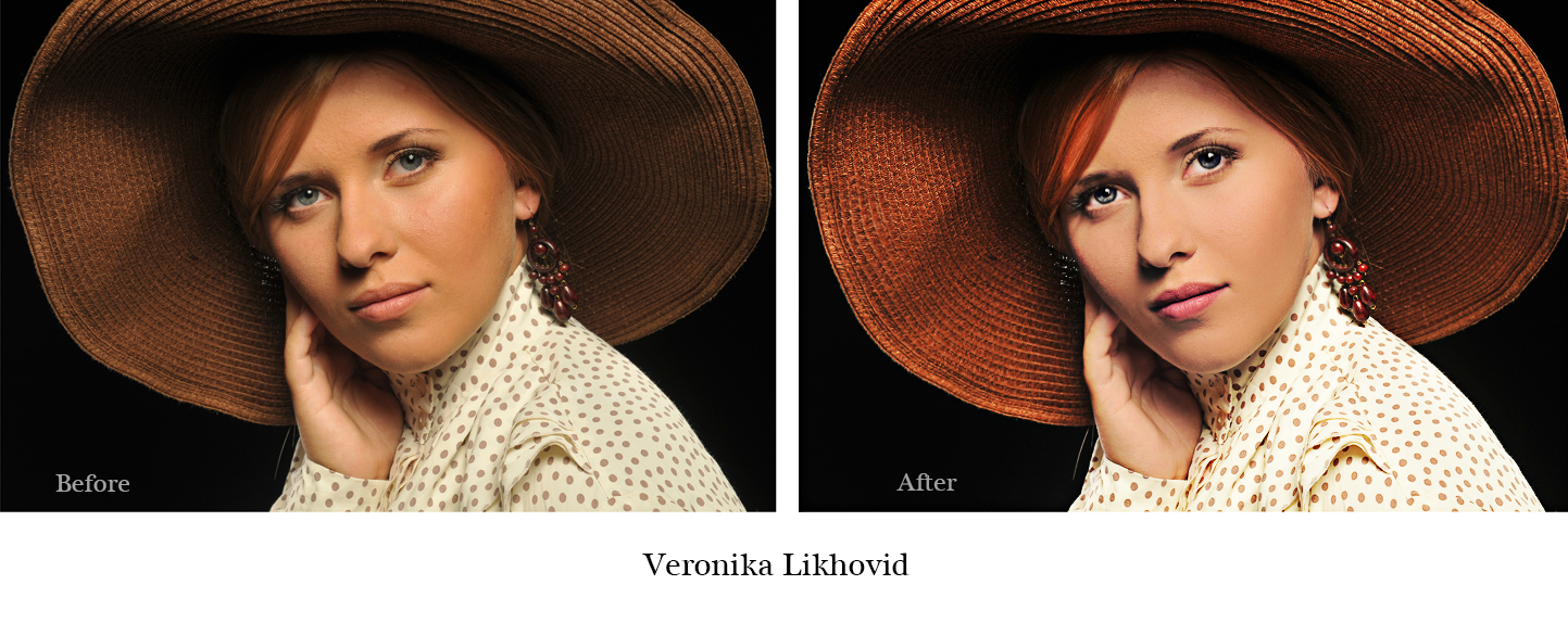 Ретушь портрета