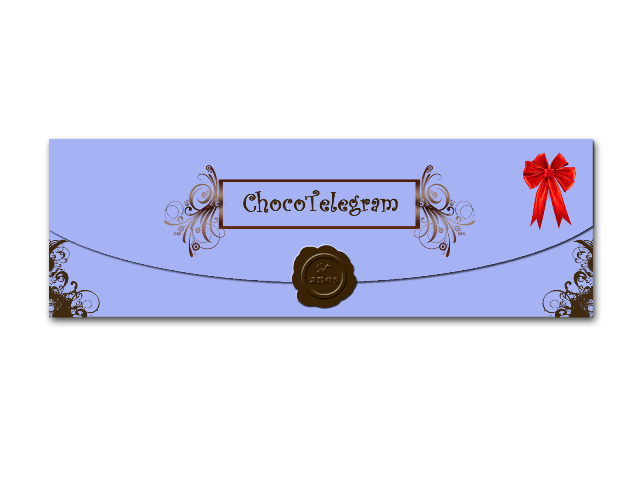 Конверт испанской шоколадной фабрики