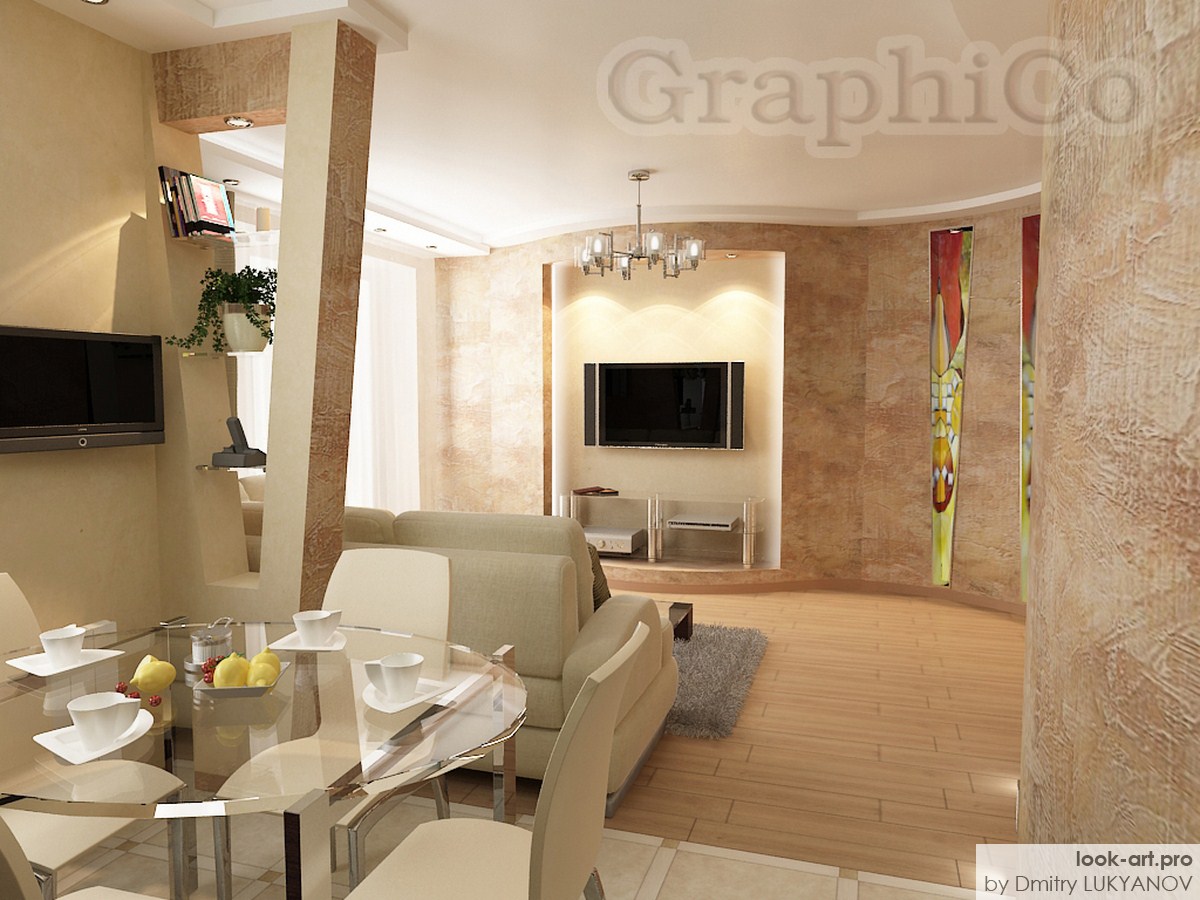 Кухня-гостиная