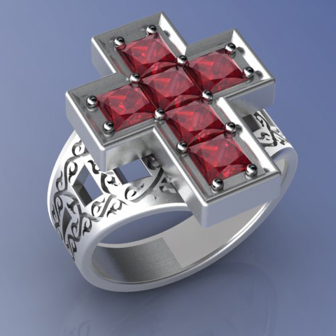 Кольцо "Крест"