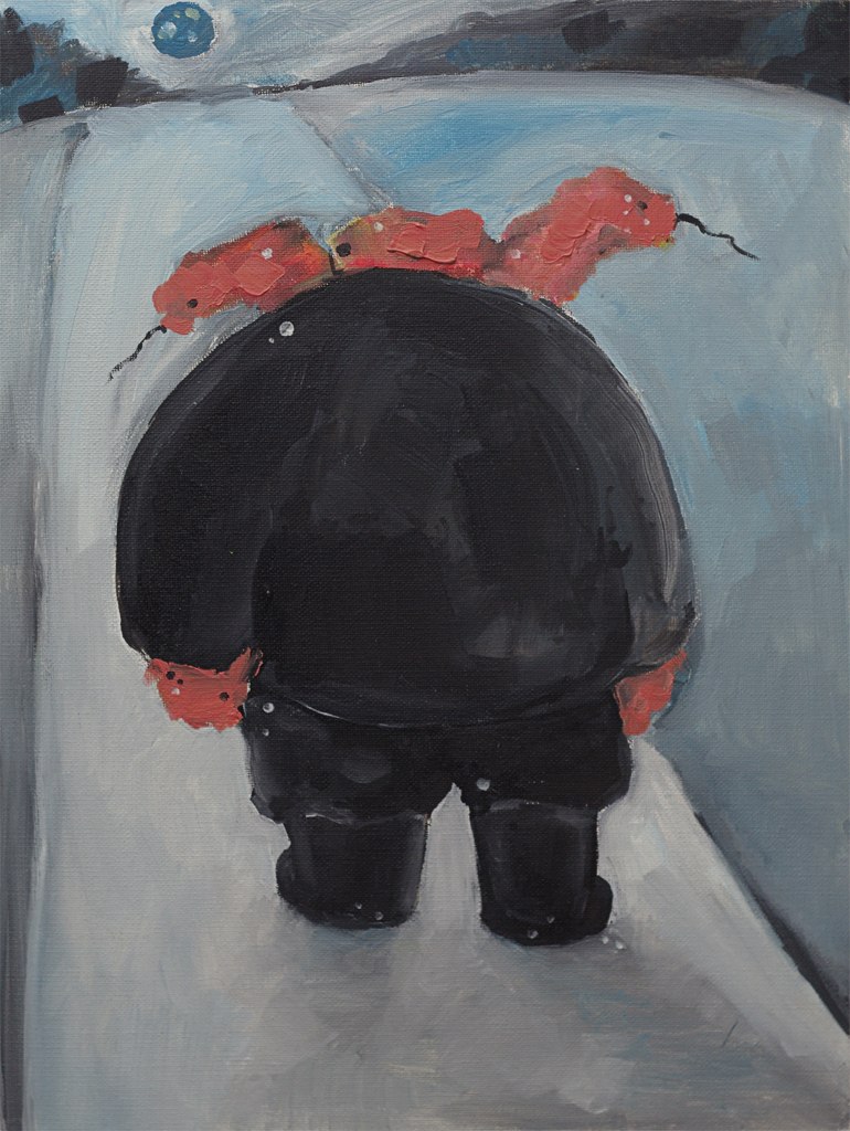 Дед (Триптих «Одиночество») 30 х 40. Холст, Масло.