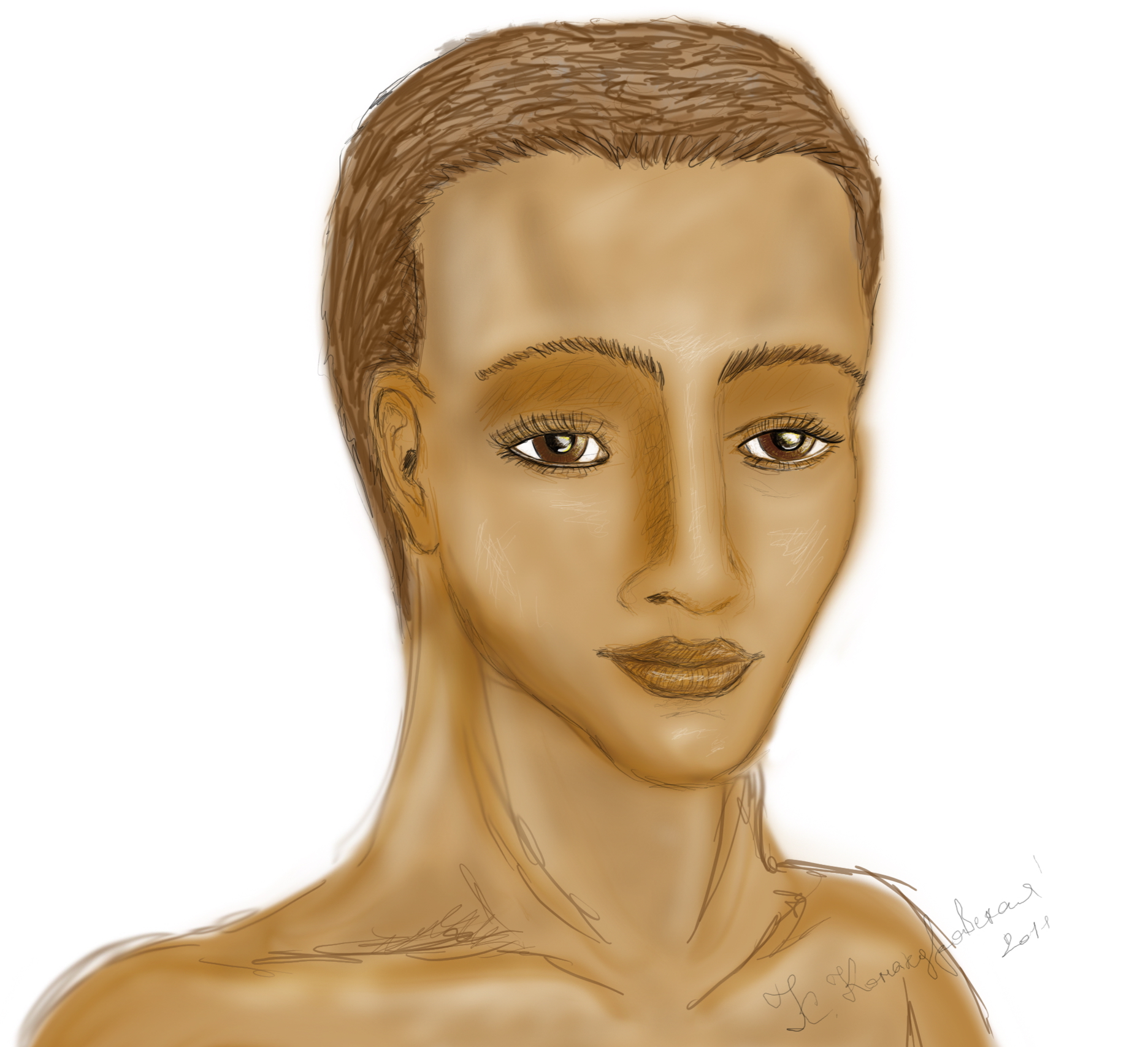 Стилизованный персонаж. Портрет.