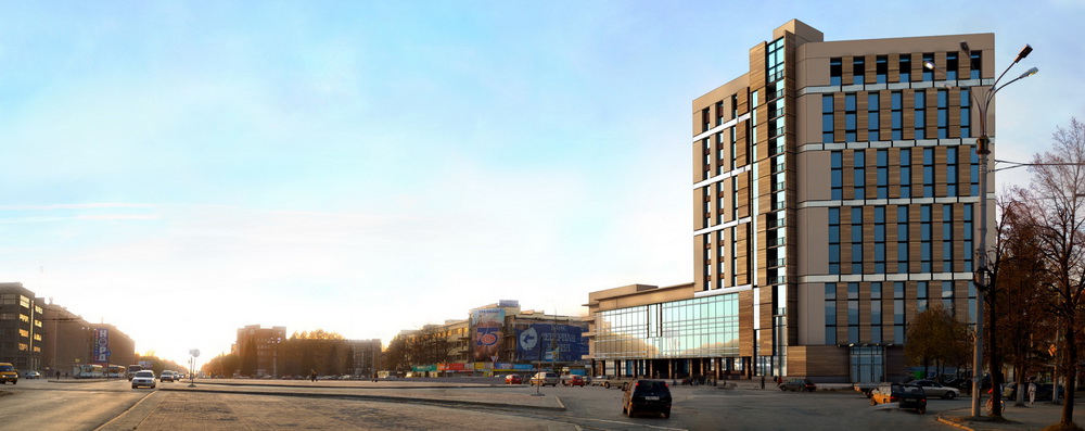 Гостиница - 3д + фото + монтаж