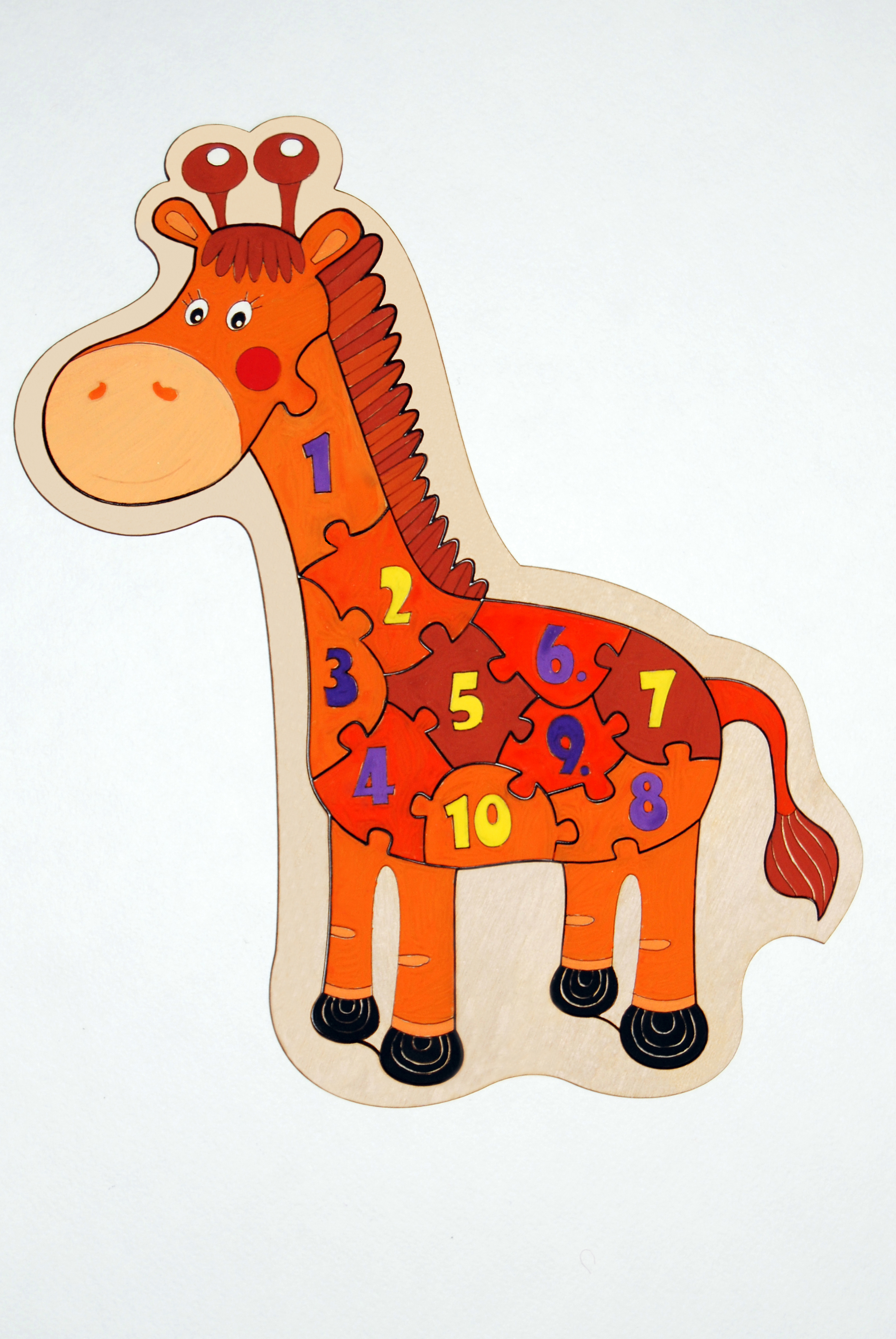 Разработка пазла для компании Кро-ко "Жирафик"