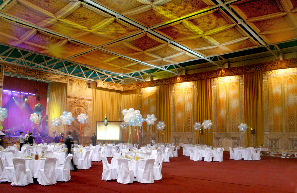 оформление манежа в парке-отеле Грумант