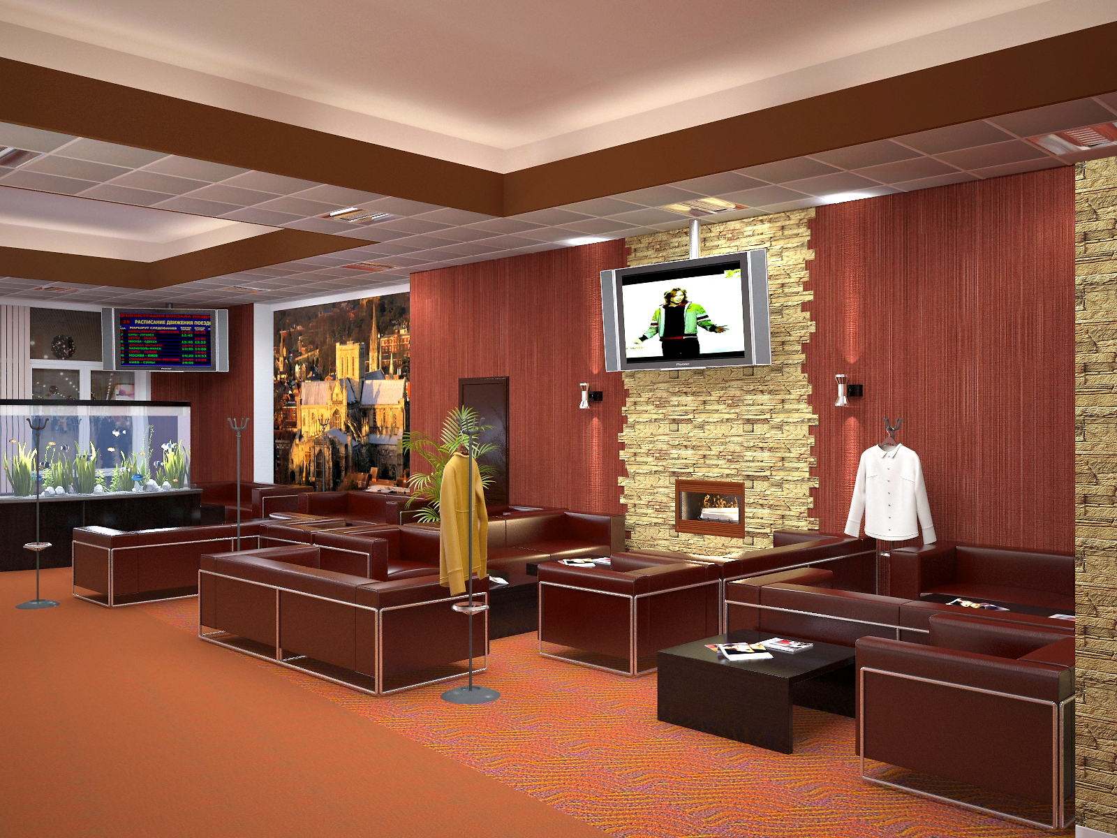 Зал ожидания "Пулково1"