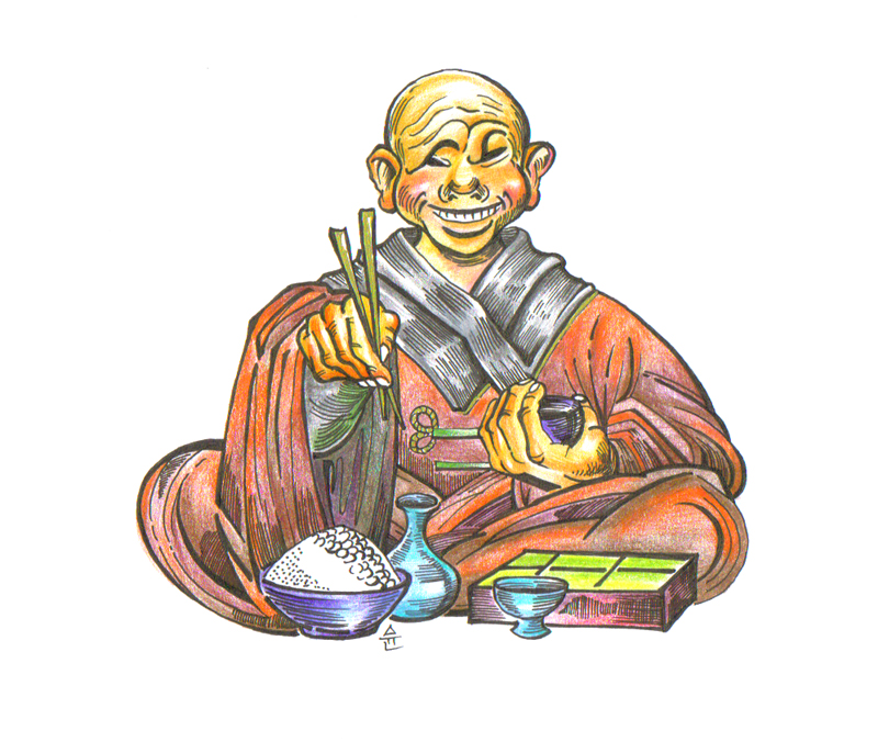 Иллюстрация к статье "О вкусной и здоровой пище" журнал XXI 