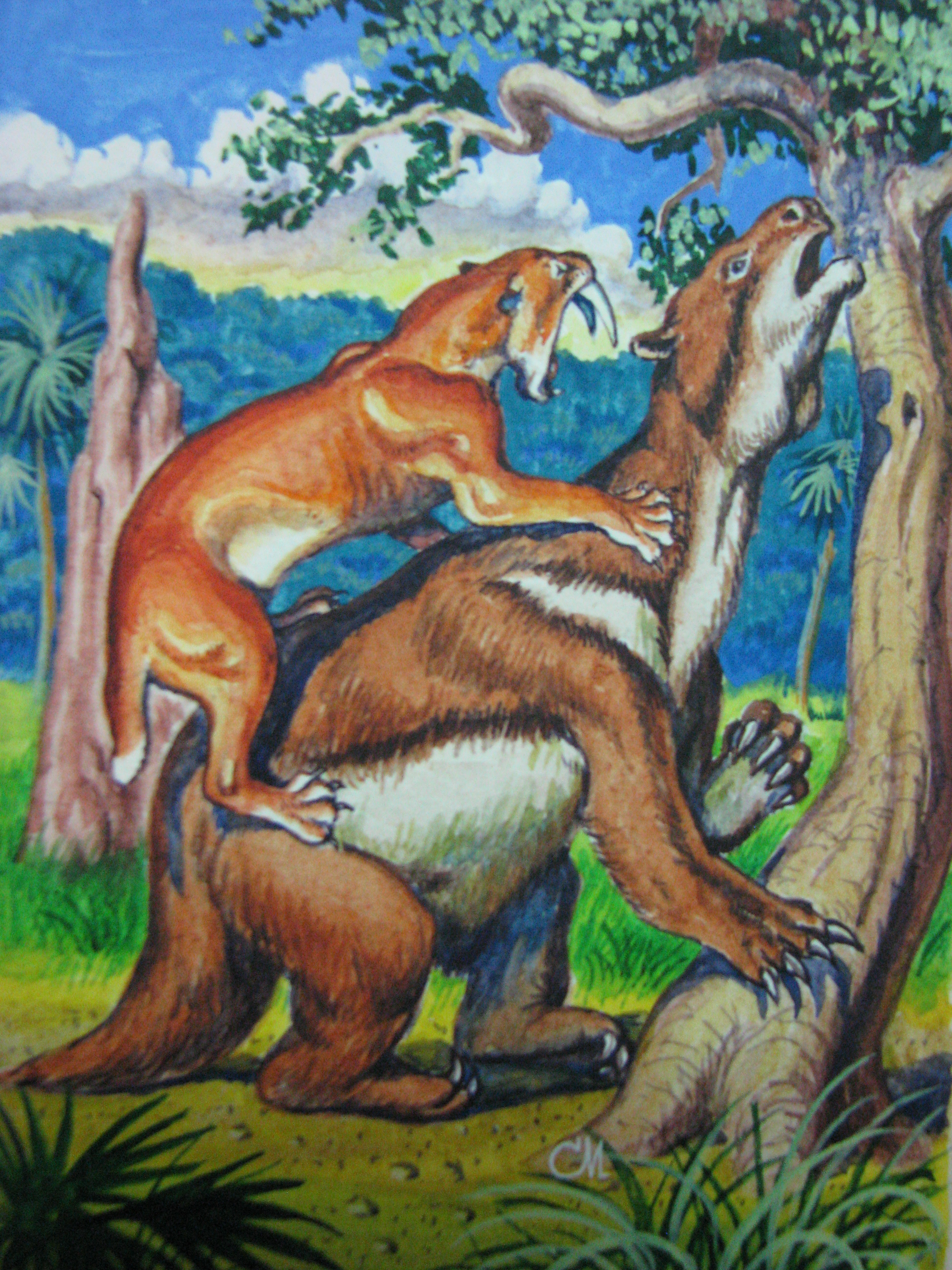 Из цикла "Доисторические животные"