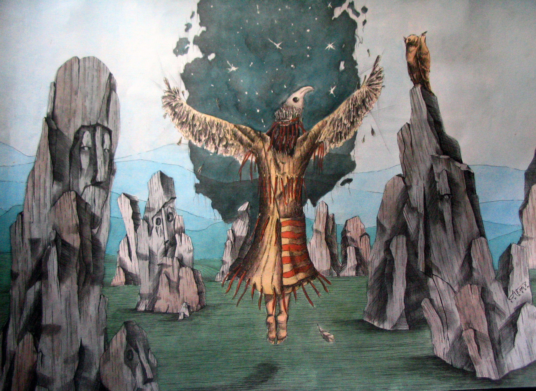 Превращение в птицу