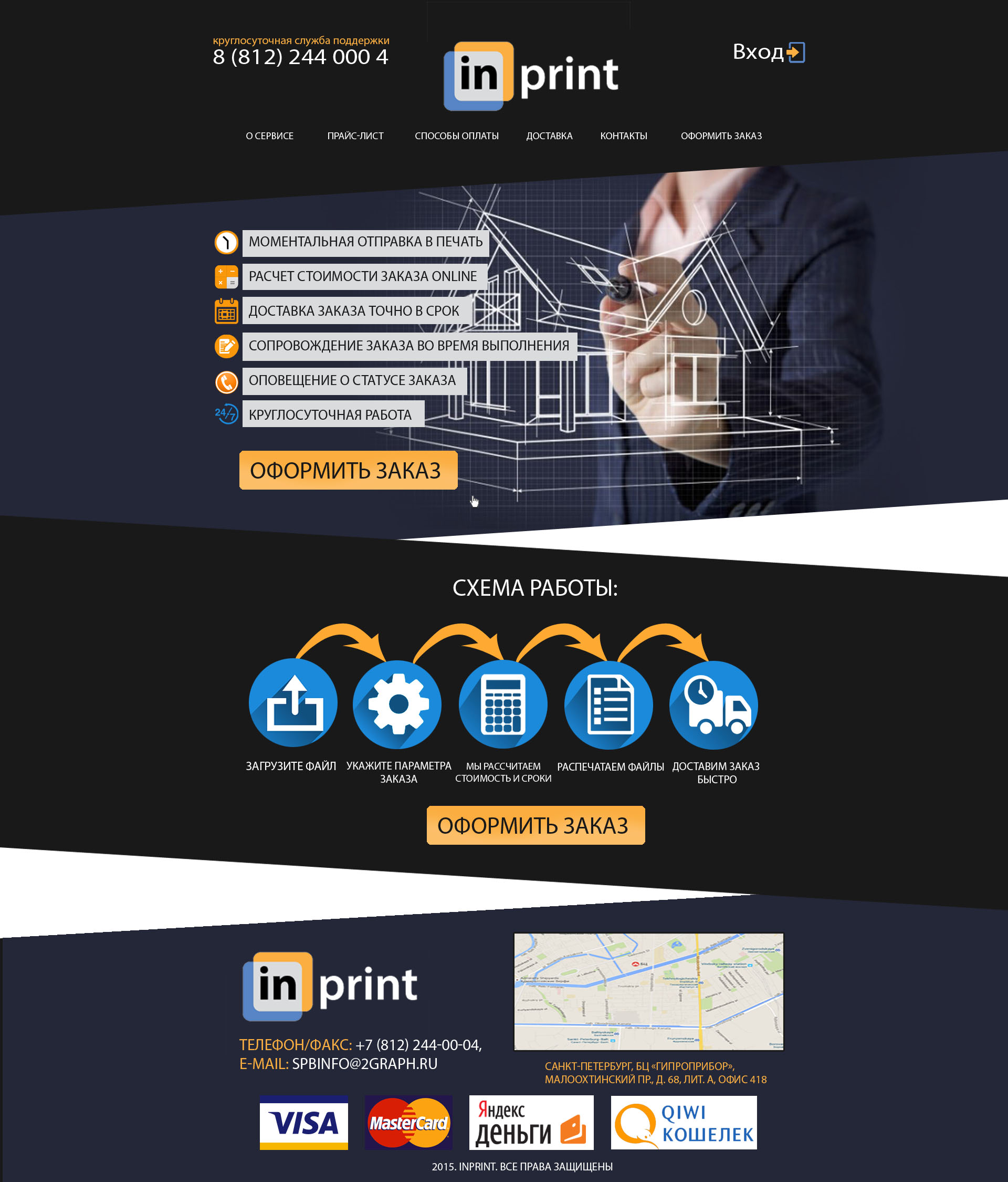 Дизайн сервиса для онлайн заказа печати