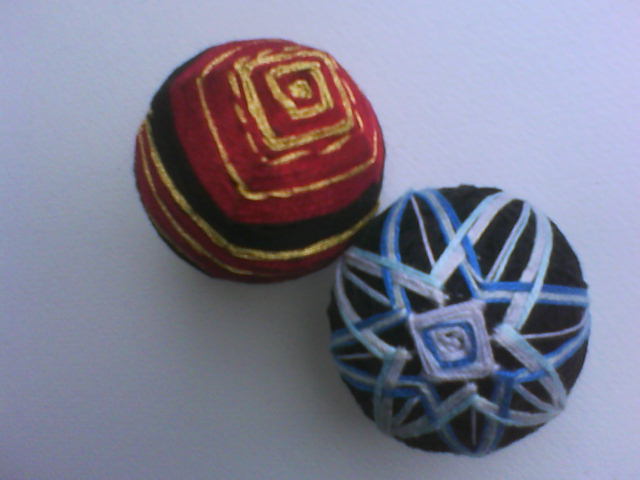 "темари"- японское искусство. вышивка.