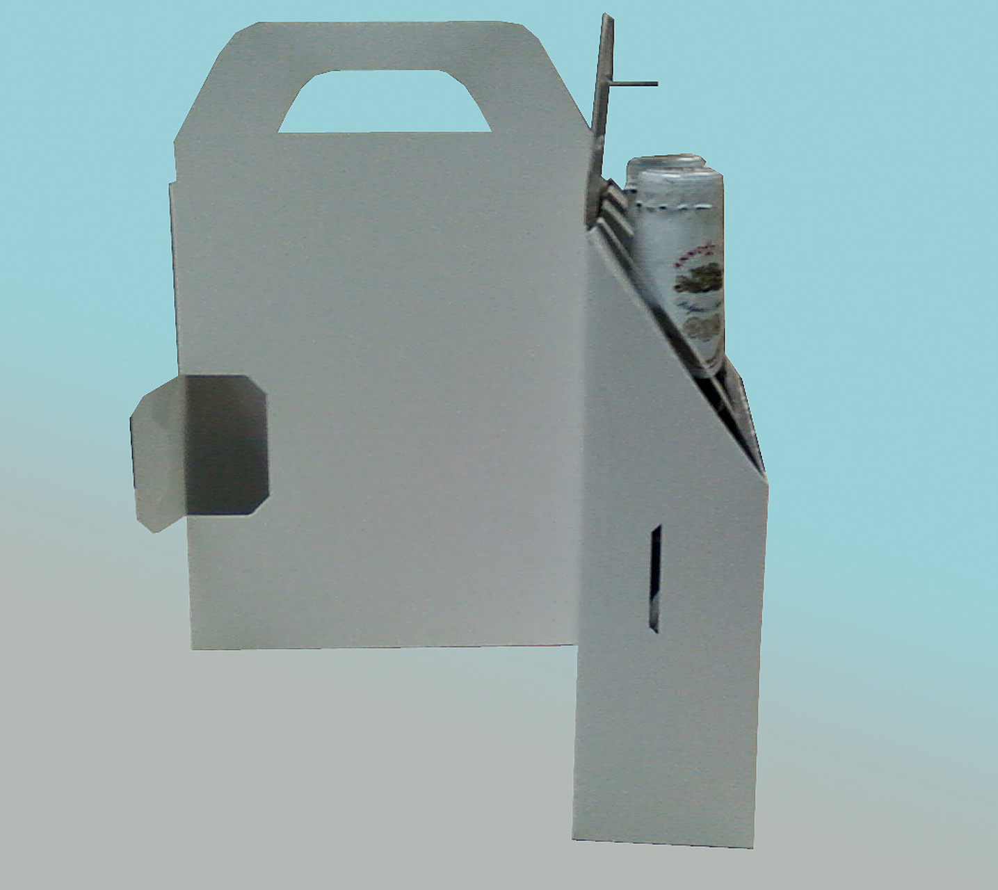 Групповая трансформируемая картонная упаковка для пива