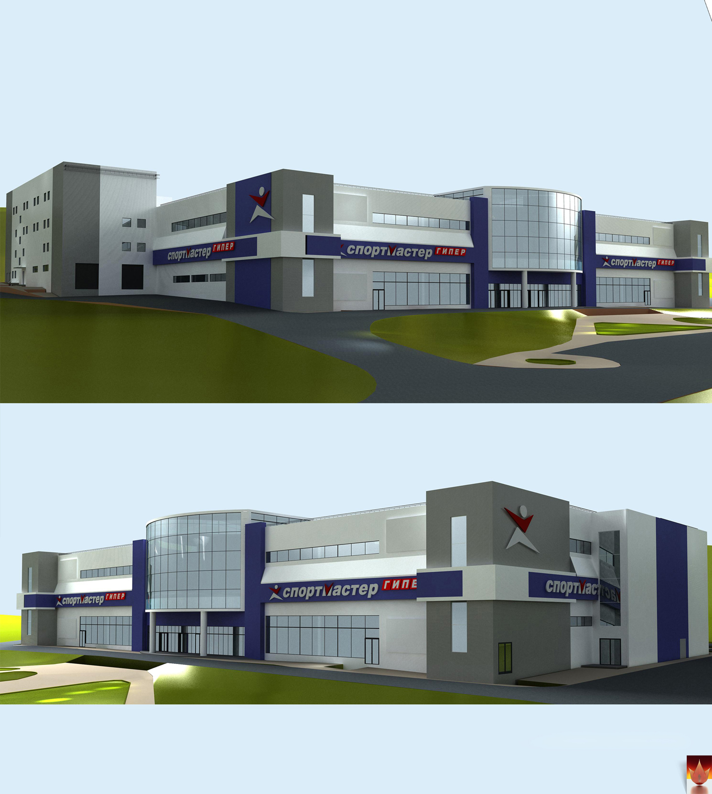 Фасад "Спортмастер"