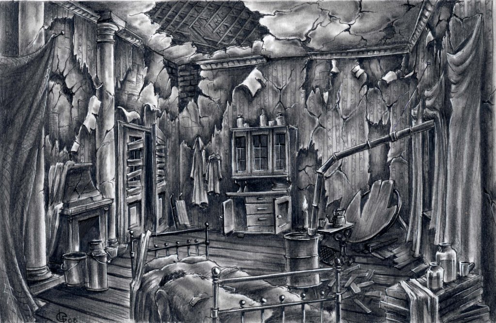 декорация для т/ф "Васильевский остров" реж. В.Шевельков