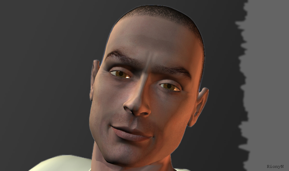 автопортрет в poser