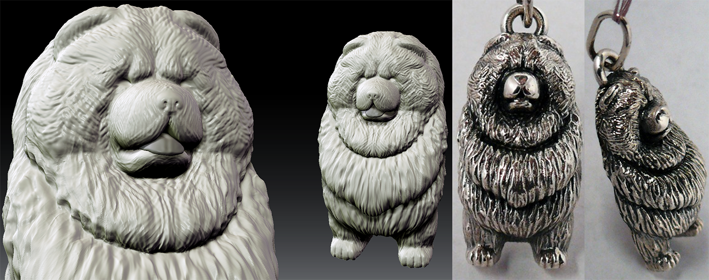 Ювелирное изделие "Чау-чау"