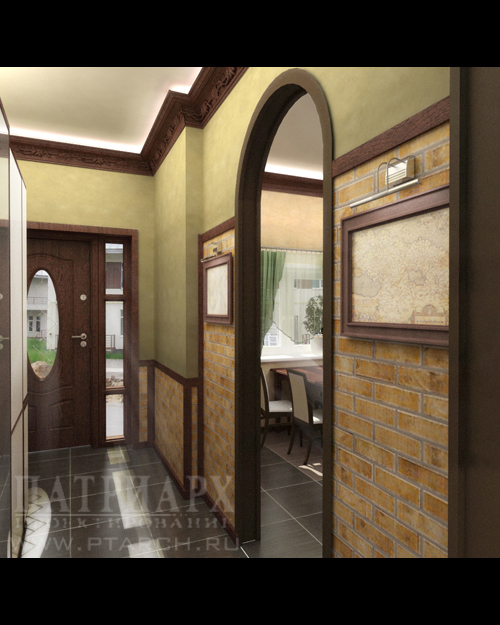 дизай интерьера таунхауса