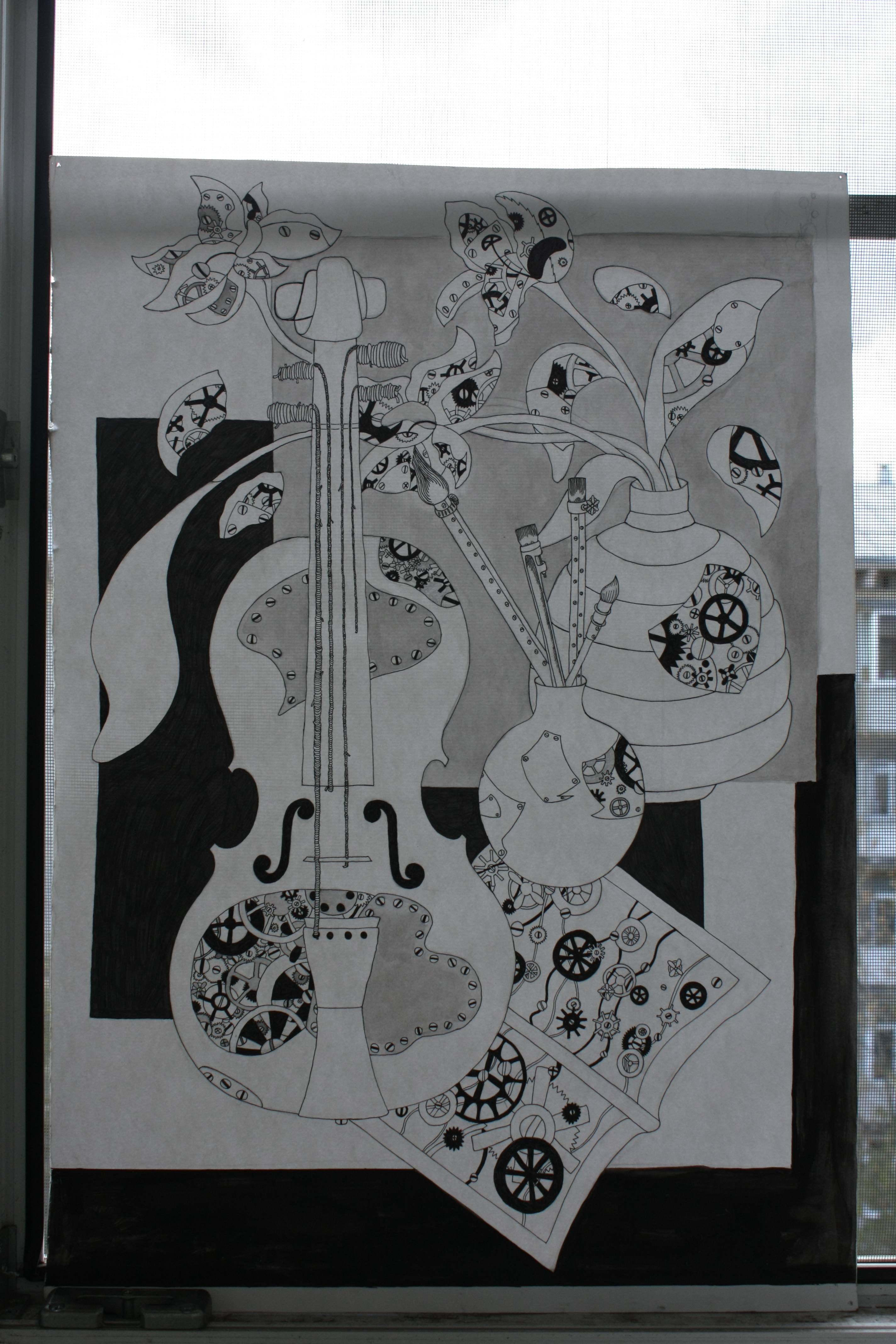 Стилизация натюрморта