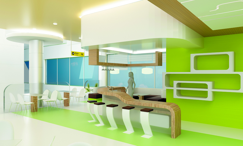 Интерьер кафе "Зеленая миля"