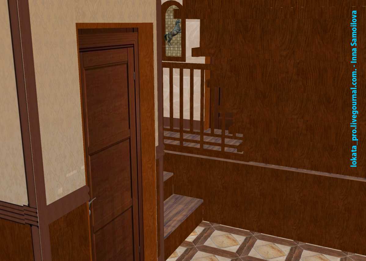 Коридор. Первомайка (коттедж)