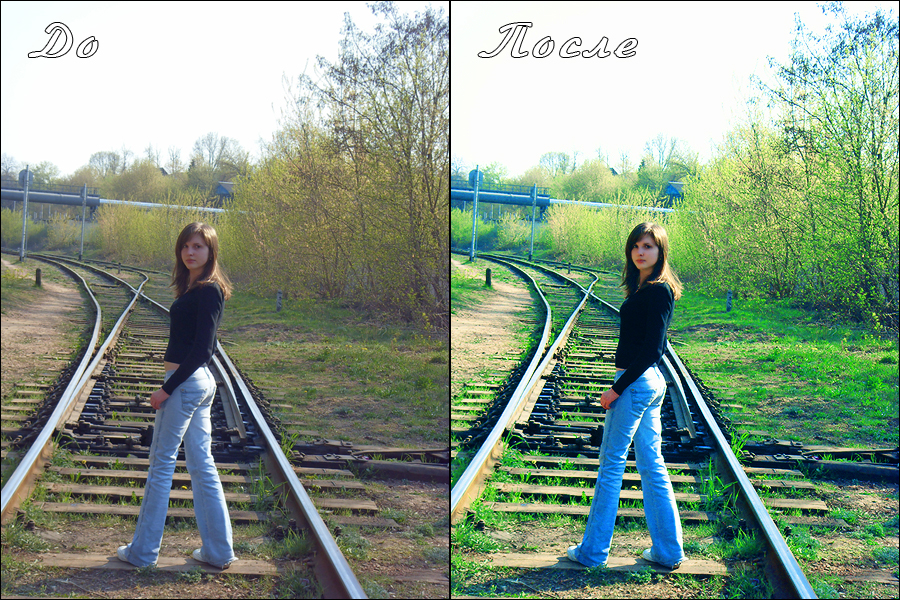 Колоризация, ретушь