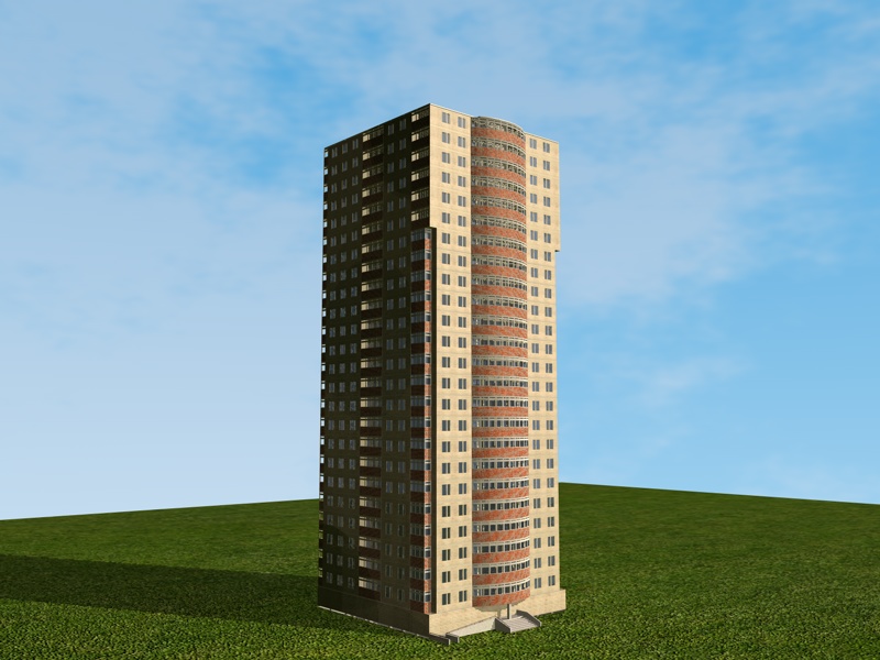 Анимация строительства дома 4