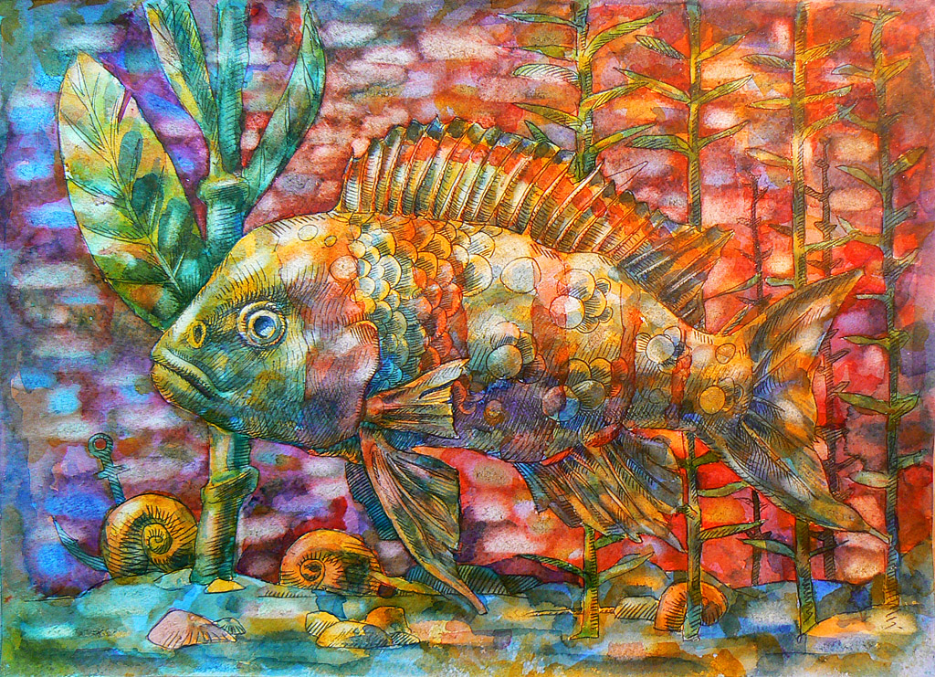 Иллюстрация, акварель