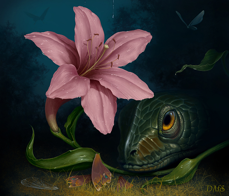 "Ревность" - ассоциативная иллюстрация