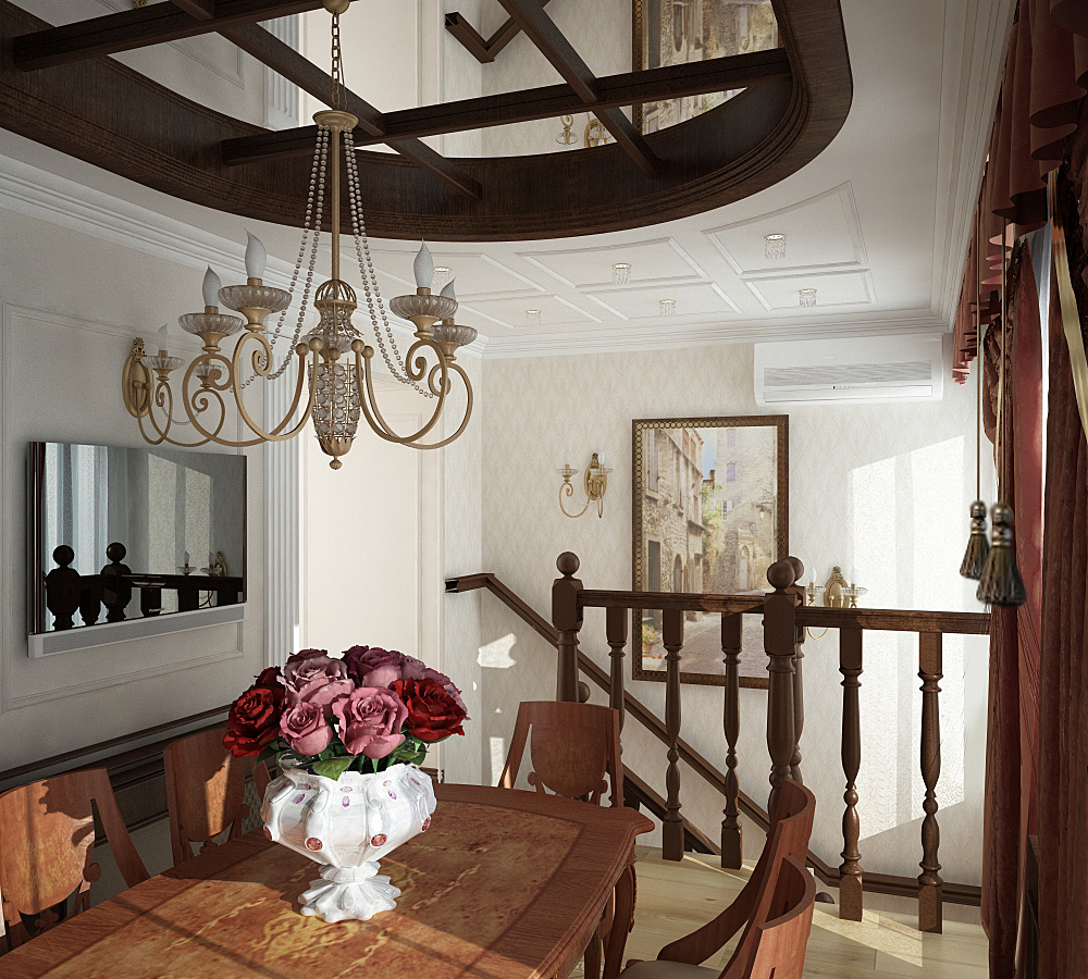 Двухуровневая квартира. Холл 1-2 этажей 05