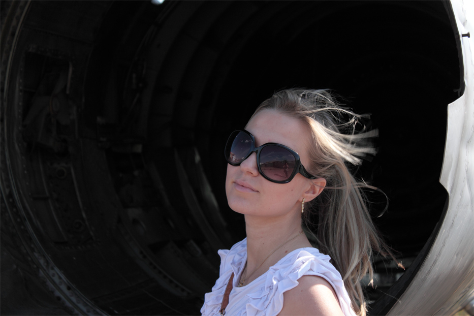 у двигателя самолёта