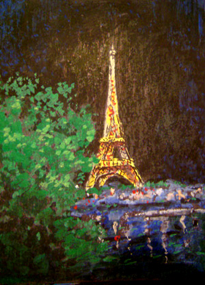 Франция "Эйфелева башня у Сены"