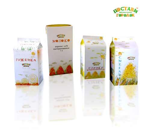 упаковка для молочной продукции "Поставы-городок"