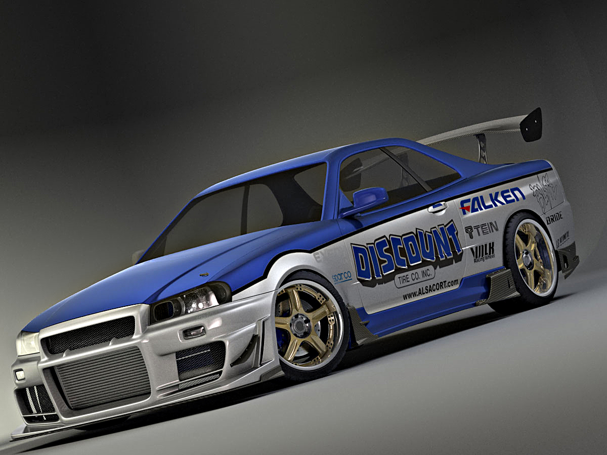 nissan skyline bnr34