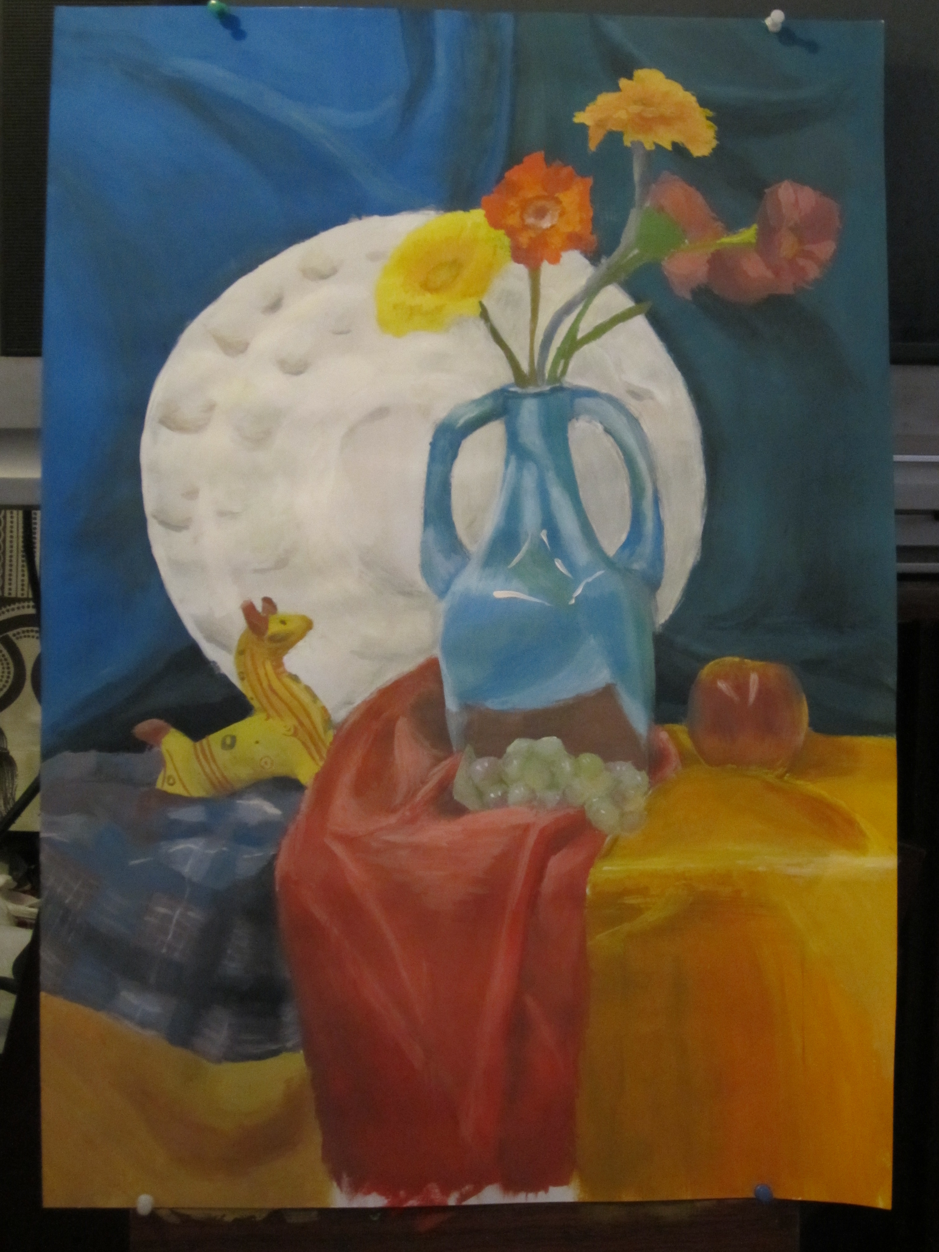 натюрморт гуашью