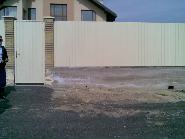 Визуализация "Вдоль забора" (до)