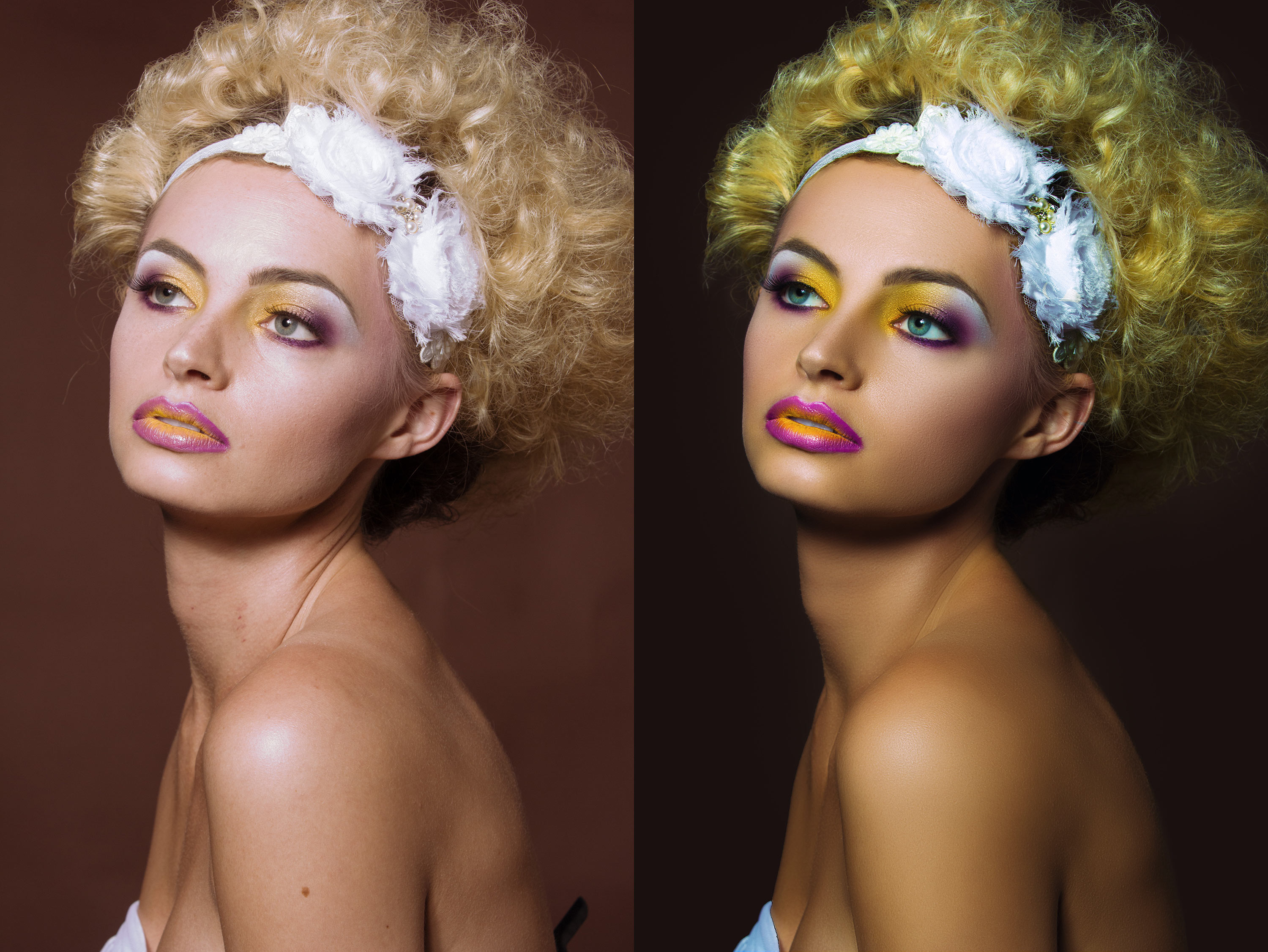 ретушь портрета