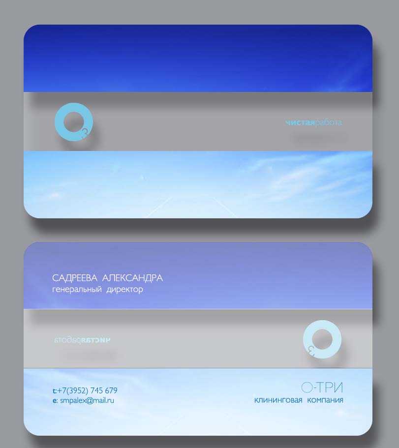 визитка клининговой компании