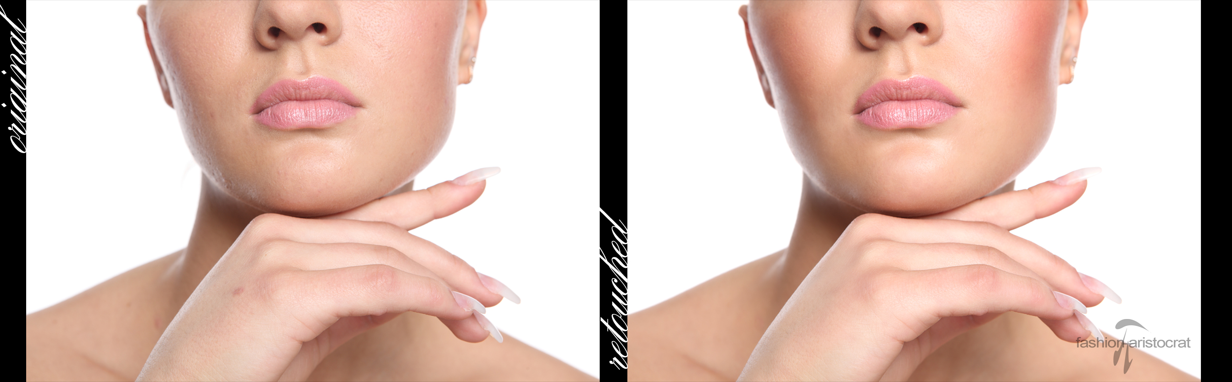 Ретушь женского портрета