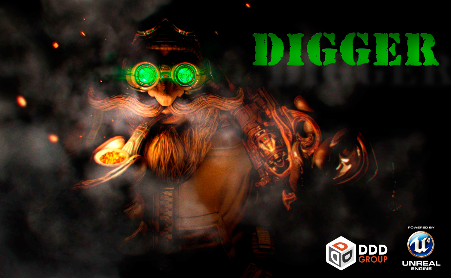 видео презентация концепт арта игры "DiGGeR"