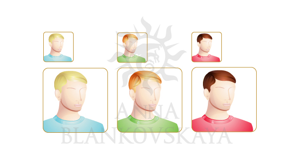 Иконки "нет аватара"